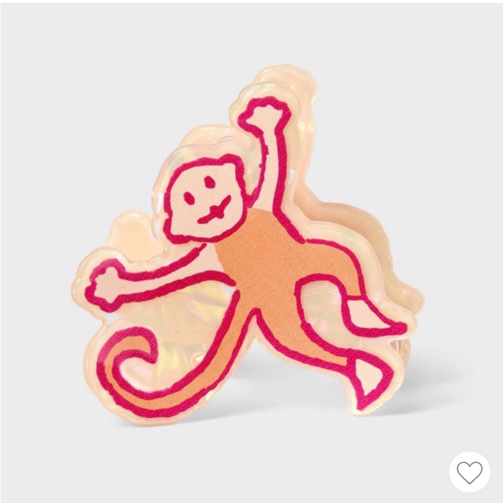 💖🤍Roller Rabbit x Target Monkey Claw Clip